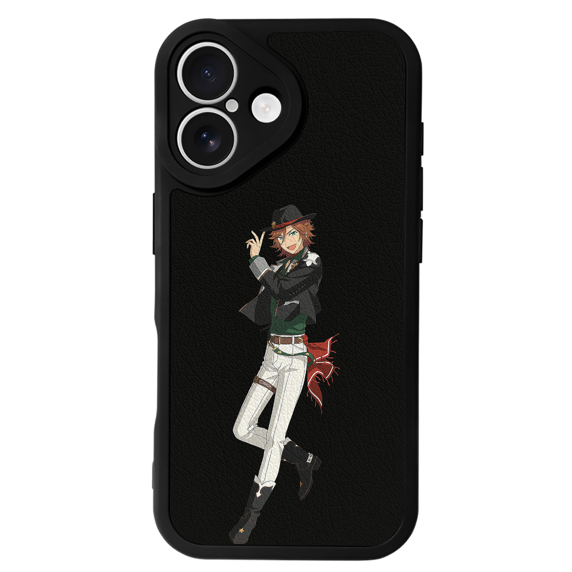 （画像用） あんさんぶるスターズ! Ensemble Stars 【iPhone 16シリーズ対応】シリコンスマホケース（レザー調） 材質：シリコン